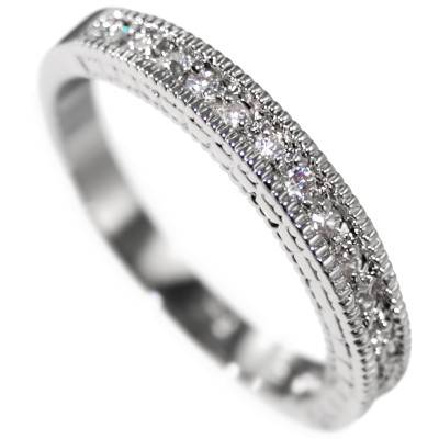 0.48CTW BRILLIANT 16/STONE - WEDDING BAND RING size 6