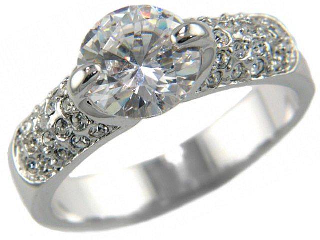 2.78 STUNNING ROYAL BRILLIANT DIAMOND CUT SOLITAIRE ENGAGEMENT RING CLAD IN 18K WHITE GOLD SIZE 6.5