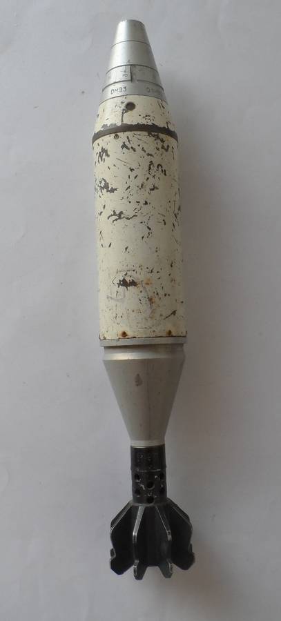 60mm Illuminating Mortar - Used - Inert - Border War Era