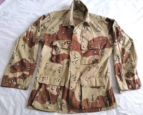 US Army 6 Colour Desert BDU Camo Jacket