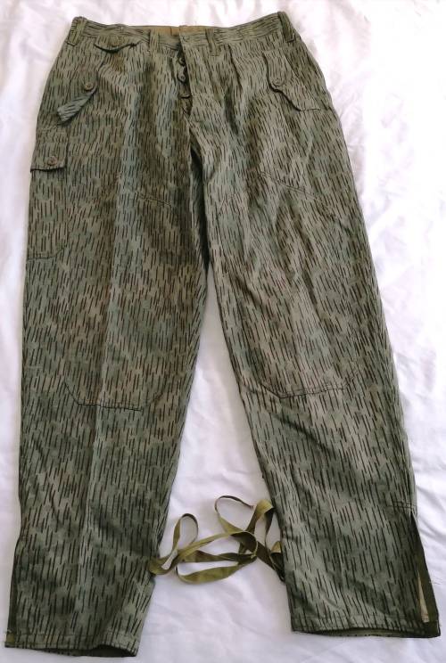 East German Strichtarn Raindrop Pattern Camo Trousers