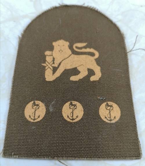 SA Navy Marines Chief Petty Officer Rank Badge