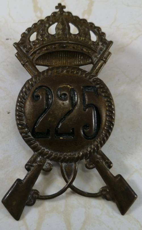 Italian WW2 Era 225th Infantry Cap Badge