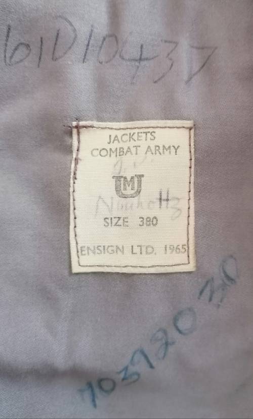 SADF Era Army Combat `bunny` Jacket