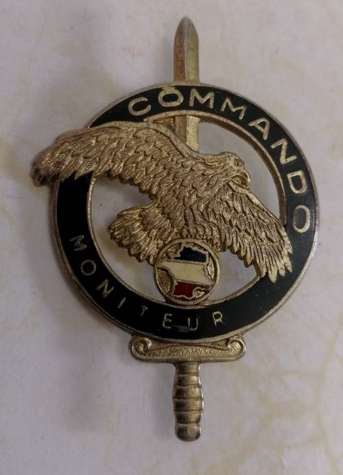 French Commando Badge