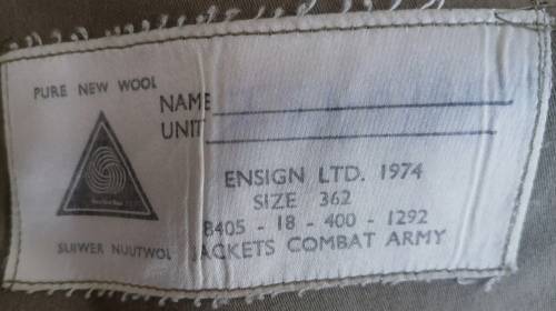 SADF Era Combat `Bunny` Jacket