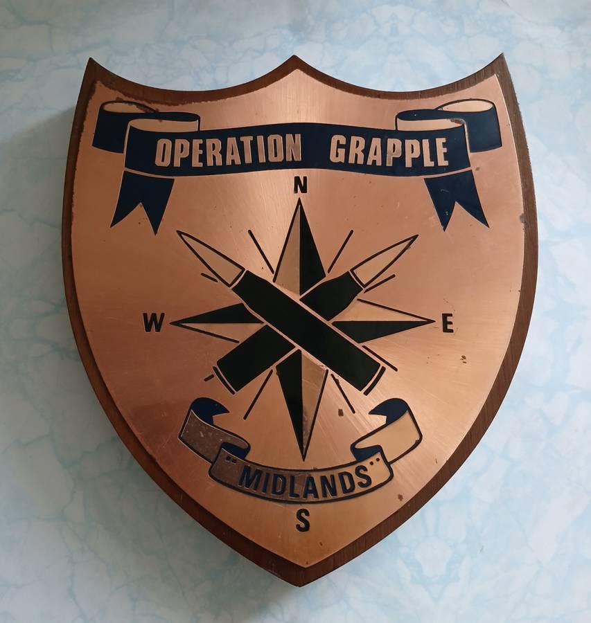 Rhodesian Bush War Era Plaque