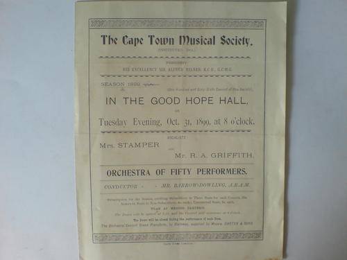 88x Various Musical / Orchestral / Recital Programmes