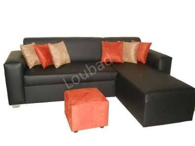 Lounge suite - 2 Seater & daybed - special - free otto and scatters