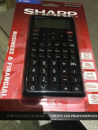 Sharp financial and business calculator EL-738FB brand new !!!