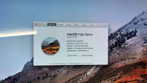 Apple iMac 27inch i5, 2TB HDD, 12GB Ram