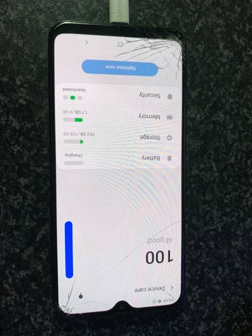 Samsung A30s *Cracked Glass*