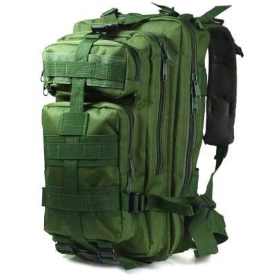30L Outdoor Oxford 3P Tactical Backpack  -  ARMY GREEN