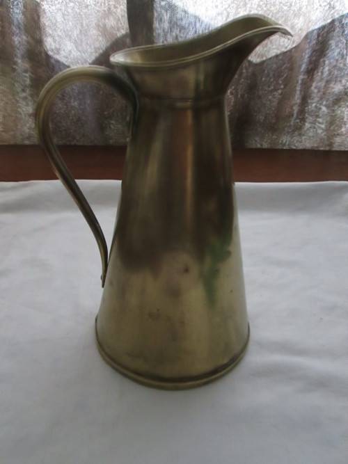 Vintage Solid Brass Pitcher JS&S England