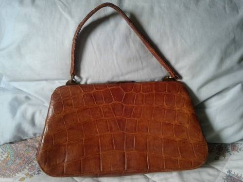 Ladies Crocodile Handbag
