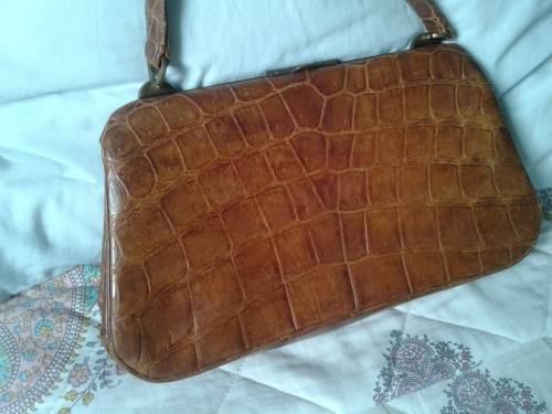 Ladies Crocodile Handbag