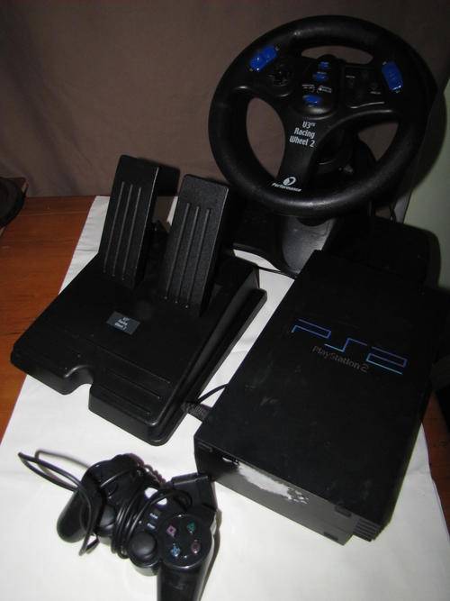 Playstation 2, Racing Wheel & Pedals!!!!!!!