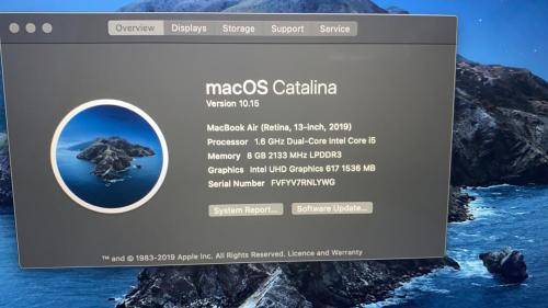 2019 MacBook Air i5 13`