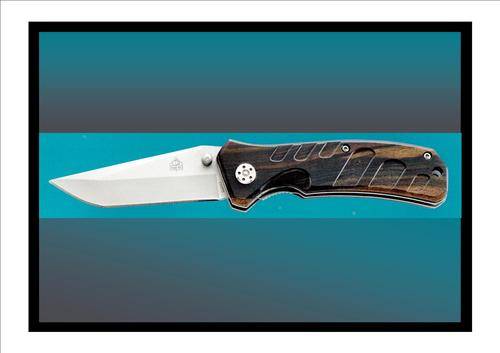 PUMA TEC: "Liner Lock Sandal Wood" : Knives imported from Germany