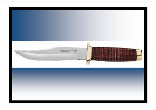 PUMA IP: " Leather Scout" Great quality hunting knives imported from Germany. (Rockwell tested)