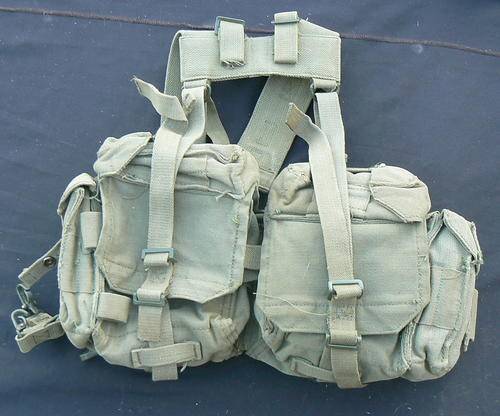 SAW/SADF WEBBING with yolk- Used in bushwar