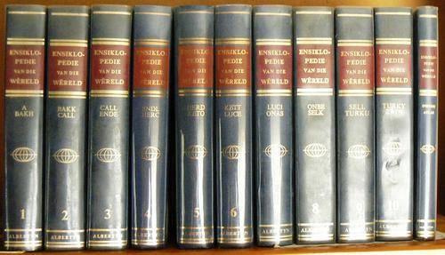 Esiklopedie van die Wereld. Vol 1-10 + indeks, Hardeband