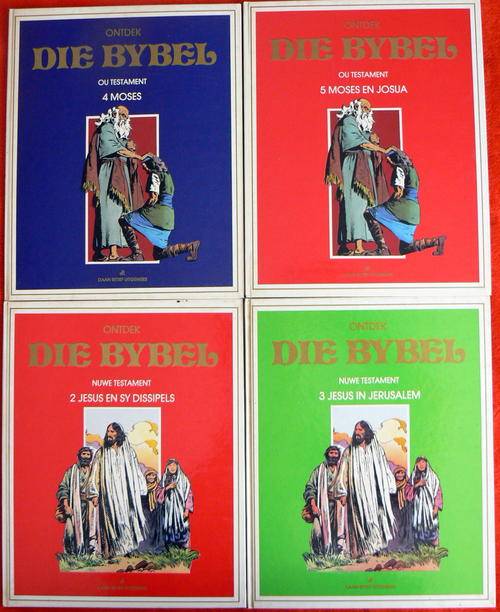 23 x Ontdek DIE BYBEL boeke - Unieke kleur Strokiesprent Bybel --Uiters Skaars-- Slegs R100 p/boek