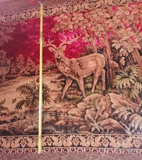 Vintage Carpet with Animal background.