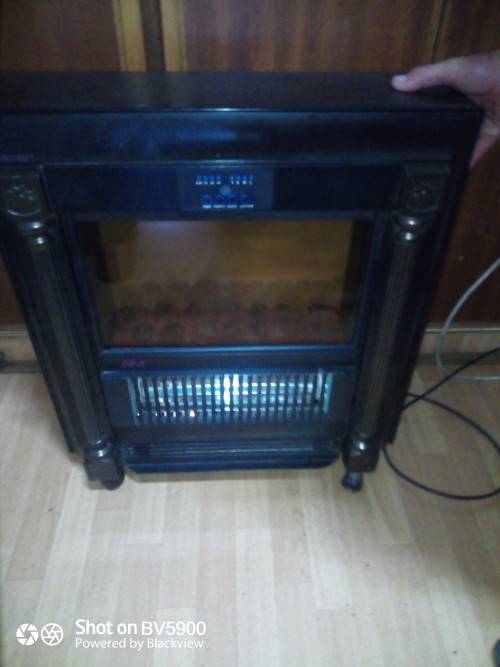 Aim electric fireplace heater