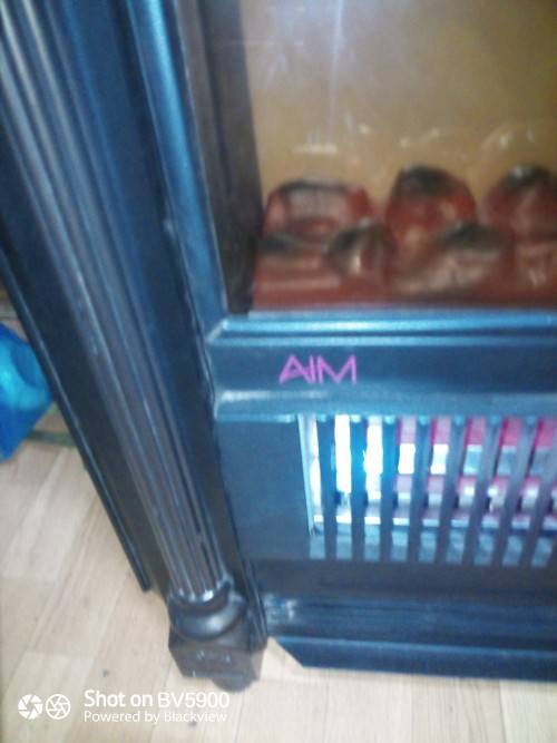 Aim electric fireplace heater