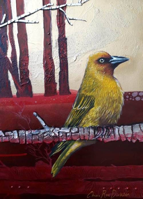 `DREAM WEAVERS` Large Original Painting on Boxed Canvas by Cherie Roe Dirksen - 56x71x4cm