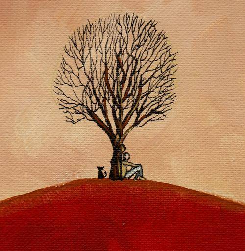 Autumn Landscape Acrylic Painting