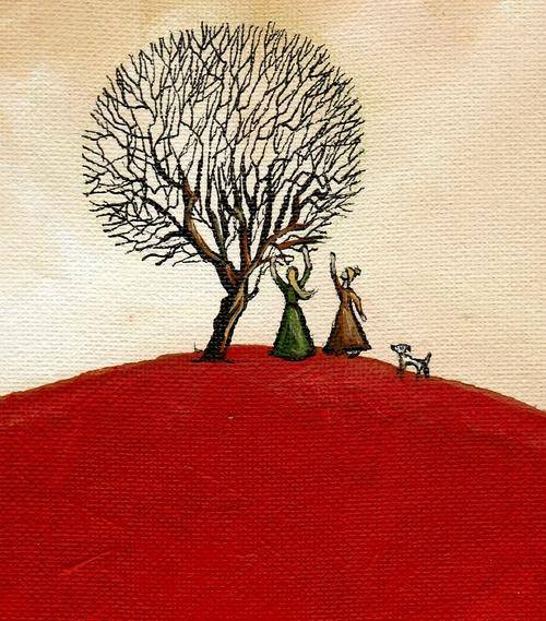 Autumn Landscape Acrylic Painting