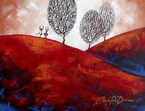 'THE BALLERINAS' --- Original Acrylic Painting by SA Artist, Cherie Roe Dirksen --- 229 x 305