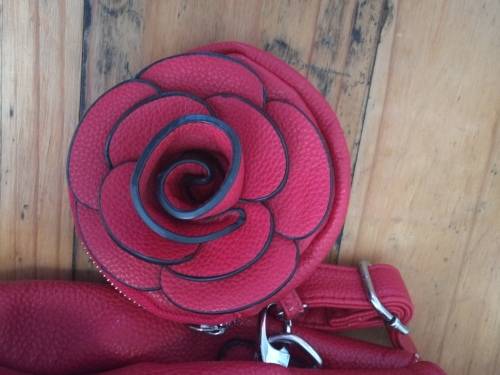 Jimmy Choo Handbag with flower shaped purse