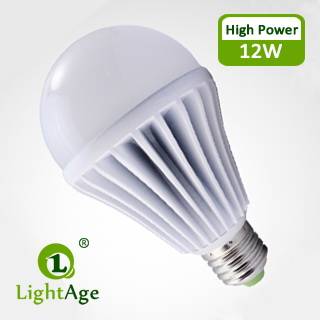 12W High Power LED Bulb Light White
