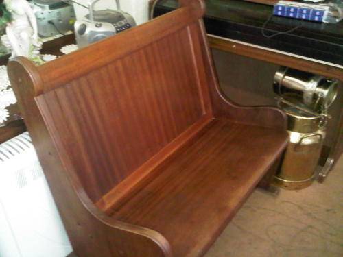 church bench