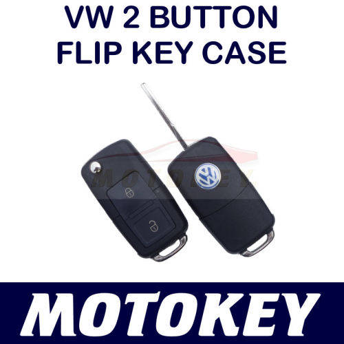 VW Polo / Golf / Touran / Kombi / Caddy 2 Button Remote Key Casing - High Quality