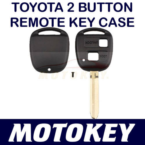 Toyota 2 Button Remote Key Case - Corolla / RunX / Prado