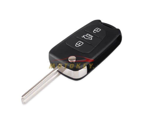 Hyundai / Kia I20 / I30 / Ix35 - 3 Button Flip Key Case