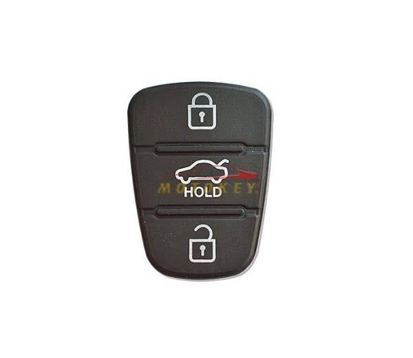 Hyundai / Kia - 3 Button Remote Rubber Keypad