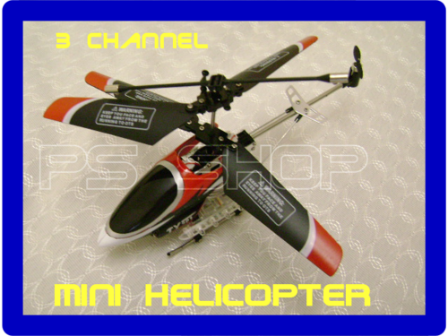 Mini 3 Channel Remote control Helicopter - Ideal Gift