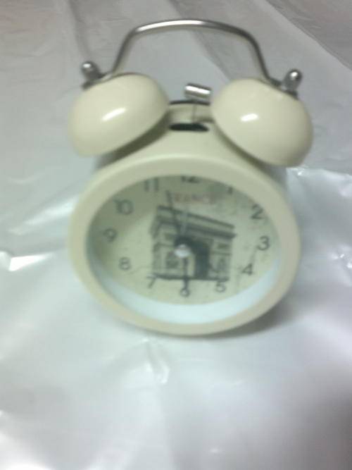 Vintage look clock with a city THEME: France