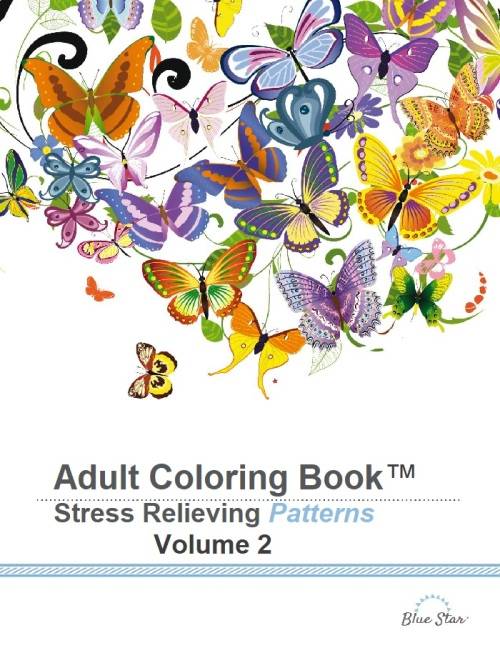 Coloring Book for  Adults - Stress Relieving Patterns Volume 2
