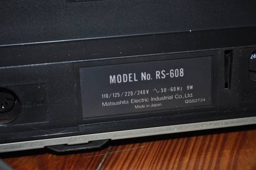 Vintage National Panasonic Stereo Cassette Deck