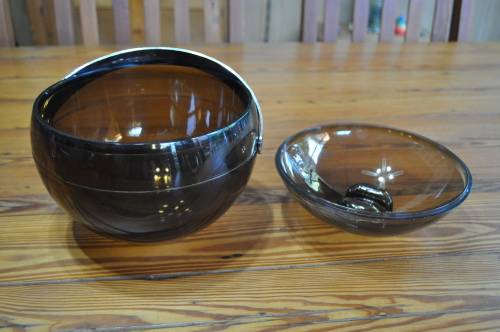 Vintage Retro Guzzini Ball Acrylic Ice Bucket Italy