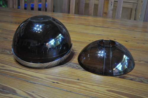 Vintage Retro Guzzini Ball Acrylic Ice Bucket Italy