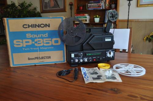 Chinon 8mm Film Projector Tested And Working