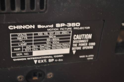 Chinon 8mm Film Projector Tested And Working