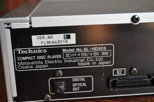 Technics Cd Player (not tested selling as is)